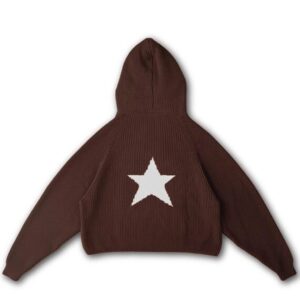 Vwoollo Hoodie Star Brown