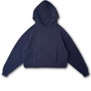 Vwoollo Knit Hoodie Blue